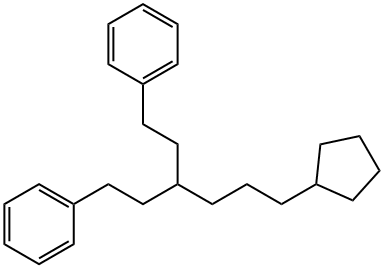 3-(3-Cyclopentylpropyl)-1,5-diphenylpentane,55191-62-3,结构式