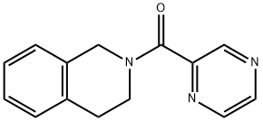 이소퀴놀린,1,2,3,4-테트라히드로-2-(피라지닐카르보닐)-(9CI)