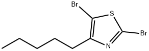 Thiazole, 2,5-dibromo-4-pentyl- (9CI) Structure