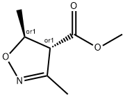 4-Isoxazolecarboxylicacid,4,5-dihydro-3,5-dimethyl-,methylester,(4R,5S)-,551943-49-8,结构式