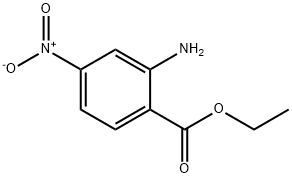 2-アミノ-4-ニトロ安息香酸エチル 化学構造式