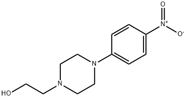 2-[4-(4-NITROPHENYL)PIPERAZINO]-1-ETHANOL Structure