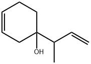 3-Cyclohexen-1-ol, 1-(1-methyl-2-propenyl)- (9CI) Structure