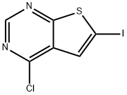 4-CHLORO-6-IODO-THIENO[2,3-D]PYRIMIDINE, 552295-08-6, 结构式