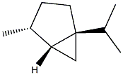 [1R,4R,5R,(+)]-4-Methyl-1-(1-methylethyl)bicyclo[3.1.0]hexane,5523-91-1,结构式