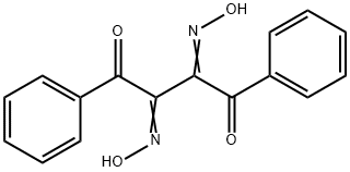 1,2-ジベンゾイルエタンジオンジオキシム 化学構造式