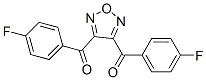 3,4-フラザンジイルビス[(4-フルオロフェニル)メタノン] 化学構造式