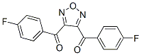 3,4-Furazandiylbis[(4-fluorophenyl)methanone] 结构式