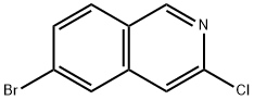 6-BROMO-3-CHLOROISOQUINOLINE Struktur