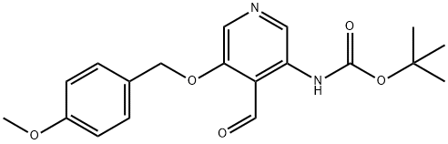 [4-Formyl-5-(4-methoxy-benzyloxy)-pyridin-3-yl]-carbamic acid tert-butyl ester|(4-甲酰基-5-((4-甲氧基苄基)氧基)吡啶-3-基)氨基甲酸叔丁酯