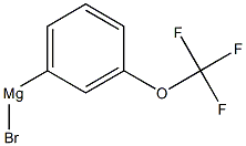 3-(三氟甲氧基)苯基溴化镁,552332-04-4,结构式
