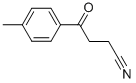 4-Oxo-4-tolylbutanenitrile 化学構造式