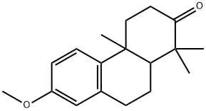 3,4,4a,9,10,10a-Hexahydro-7-methoxy-1,1,4a-trimethyl-2(1H)-phenanthrenone,55255-51-1,结构式