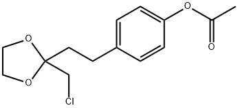 55255-66-8 4-[2-[2-(Chloromethyl)-1,3-dioxolan-2-yl]ethyl]phenol acetate