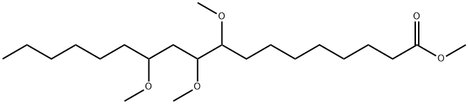 9,10,12-Trimethoxyoctadecanoic acid methyl ester,55255-75-9,结构式