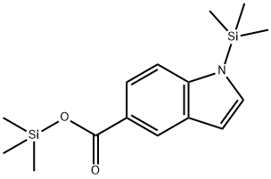 1-(Trimethylsilyl)-1H-indole-5-carboxylic acid trimethylsilyl ester,55255-79-3,结构式