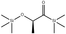 Silane, trimethyl[1-methyl-2-oxo-2-(trimethylsilyl)ethoxy]-, (R)-,55255-93-1,结构式