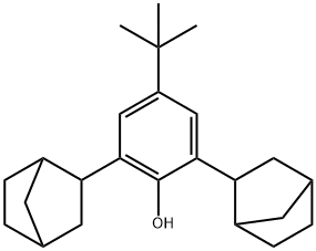 2,6-Bis(bicyclo[2.2.1]hept-2-yl)-4-(1,1-dimethylethyl)phenol,55256-05-8,结构式