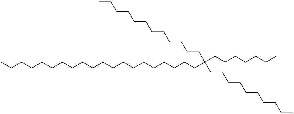 13-Decyl-13-heptyltritriacontane 结构式