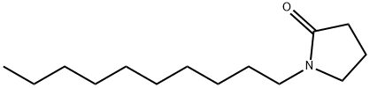 N-DECYL-2-PYRROLIDONE,55257-88-0,结构式