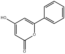 4-HYDROXY-6-PHENYL-PYRAN-2-ONE 化学構造式