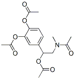 N-[2-(Acetyloxy)-2-[3,4-bis(acetyloxy)phenyl]ethyl]-N-methylacetamide Structure