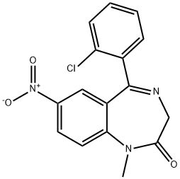 METHYL CLONAZEPAM, 5527-71-9, 结构式