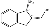 (CIS-1-AMINO-INDAN-2-YL)-METHANOL 结构式