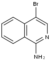 1-氨基-4-溴异喹啉, 55270-27-4, 结构式