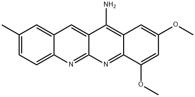 Dibenzo[b,g][1,8]naphthyridin-11-amine, 7,9-dimethoxy-2-methyl- (9CI) Struktur