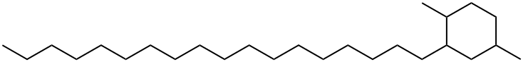 1,4-二甲基-2-十八烷基环己烷, 55282-02-5, 结构式