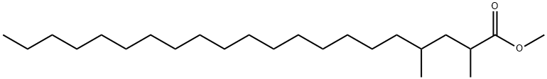 2,4-ジメチルヘニコサン酸メチル 化学構造式