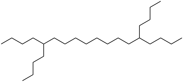 5,14-Dibutyloctadecane Struktur