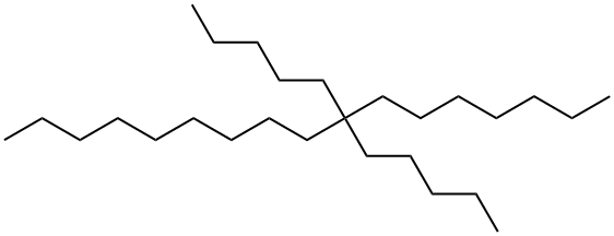 8,8-ジペンチルヘプタデカン 化学構造式
