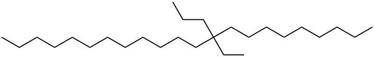 10-Ethyl-10-propyldocosane Structure