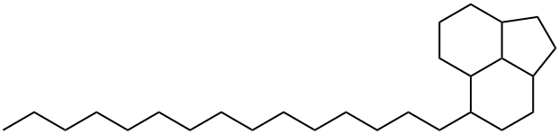 ドデカヒドロ-5-ペンタデシルアセナフチレン 化学構造式
