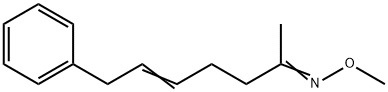 7-Phenyl-5-hepten-2-one O-methyl oxime 结构式