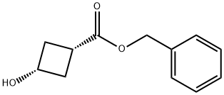 Benzyl cis-3-hydroxycyclobutanecarboxylate Struktur
