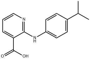 2-(4-异丙基-苯基氨基)-烟酸,55285-34-2,结构式