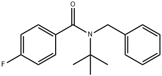 N-(4-tert-Butylbenzyl)-4-fluorobenzaMide, 97% Structure