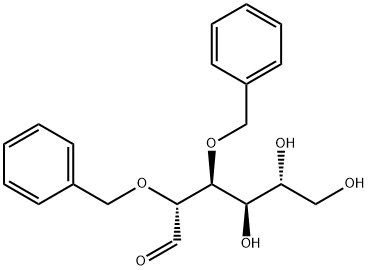 2,3-DI-O-BENZYL-D-GLUCOPYRANOSE,55286-94-7,结构式