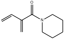 Piperidine, 1-(2-methylene-1-oxo-3-butenyl)- (9CI) 化学構造式