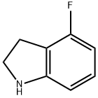 4-FLUORO-2,3-DIHYDRO-1H-INDOLE HYDROCHLORIDE Structure