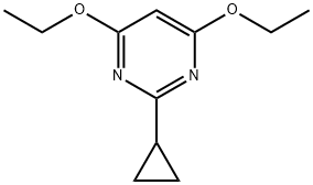 피리미딘,2-사이클로프로필-4,6-디에톡시-(9CI)
