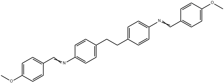 N,N'-BIS(4-METHOXYBENZYLIDENE)-ALPHA,ALPHA'-BI-P-TOLUIDINE Structure