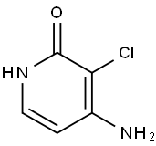 4-氨基-3-氯吡啶-2-醇,55290-73-8,结构式