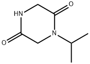 2,5-Piperazinedione,1-(1-methylethyl)-(9CI) 化学構造式