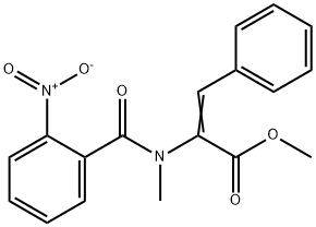 55299-23-5 2-[Methyl(2-nitrobenzoyl)amino]-3-phenylpropenoic acid methyl ester