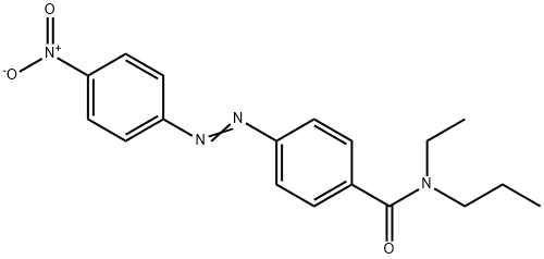 N-Ethyl-4-[(4-nitrophenyl)azo]-N-propylbenzamide Structure