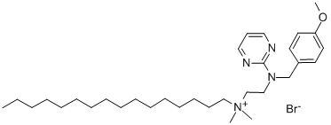 嘧苯十六铵, 553-08-2, 结构式